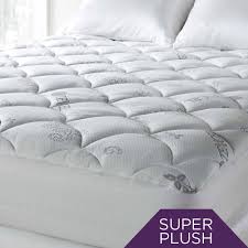 Love Your Bed Even More By Adding This Soft Cool Touch Tencel Lyocell Poly Knit Mattress Pad To Your Bed Proudly Made Mattress Pad Plush Mattress Mattress