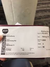 All you need is an internet connection, a printer, and your travel itinerary. Trip Report Thai Airasia Domestic Flight Between Chiang Mai And Krabi Aviation24 Be