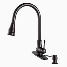 Brixton Brass Kitchen Sink Faucet Oil Rubbed Bronze Single Hole Single Handle Lever Traditional Kitchen sink faucet oil rubbed bronze get this product: brixton single handle pull down sprayer kitchen sink faucet with soap dispenser oil rubbed bronze