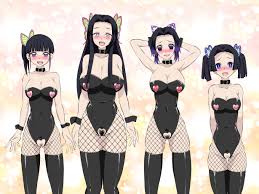 Rule34 - If it exists, there is porn of it  kanzaki aoi (kimetsu no  yaiba), kochou kanae, kochou shinobu, tsuyuri kanao  4309175