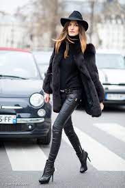 How Street Style Stars Are Wearing Felt Hats This Winter Outfits With Hats Felt Hat Outfit Fall Hat Outfits