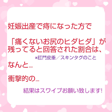 産後の肛門皮垂（スキンタグ）を自覚してるのは、なんと〇％！！！ :  大腸肛門科（肛門・痔・大腸内視鏡・肛門皮垂・スキンタグ・VIO医療脱毛）女医／埼玉県さいたま市浦和