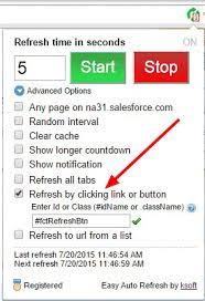 Auto Refresh A Salesforce Dashboard In Chrome With Easy Auto Refresh Ksoft Newsletter