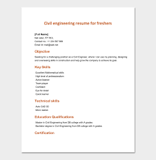 Civil Engineer Resume Template 5 Samples For Word Pdf Format