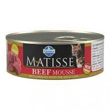 mousse matisse au boeuf pour chats alimentation les sardines chat