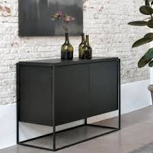 Monolit Sideboard Schwarz Sideboard Schwarz Sideboard Metall Eiche Holz