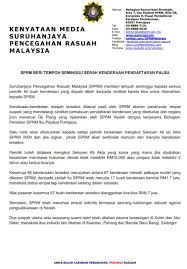 Ancaman hukuman maksimal yang dikenakan dalam pasal tersebut adalah enam tahun penjara dan denda rp 12 juta. Sprm Sprm Beri Tempoh Seminggu Serah Kenderaan Facebook