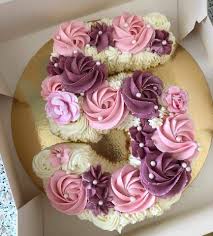 Number 5 Cake Pull Apart Cupcake Cake Make Birthday Cake Special Birthday Cakes
