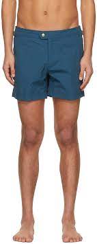 Tom Ford Blue Nylon Swim Shorts Ssense Canada
