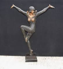 Find many great new & used options and get the best deals for katzhutte hertwig vintage art deco 1930s lady dancer figurine figure 912 model at the best online prices at ebay! Canonbury Antiques Art Deco Art Deco Bronzes