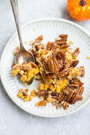 They have a higher carbohydrate content, so eat them in moderation. Low Carb Sweet Potato Casserole Paleo Keto Sugar Free Best Thanksgiving Side Dish