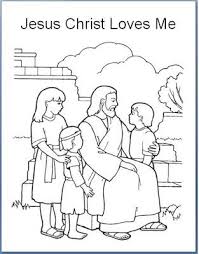Emma S Place Jesus Christ Loves Each Of Us Primary 3 Lesson 30 Coloring Page Jesus Coloring Pages Lds Coloring Pages Bible Coloring Pages