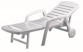 Revisible cushion green plastic garden sun lounger chair with cushion. Green Plastic Resol Palamos Folding Sun Lounger