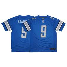 Nike Mathew Stafford Detroit Lions Game Blue Youth Jersey Youth Size