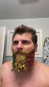 Christmas Glitter Beard