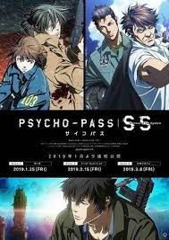 Psycho Pass Movie Trilogy Scheduled To Be Released For Three Consecutive Months From January 25 2019 Psycho Pass The Movie Psycho Pass Psychos