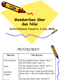 Check spelling or type a new query. Memberikan Skor Dan Nilai
