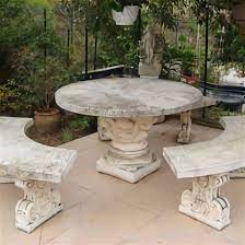 banc jardin pierre reconstituee d occasion