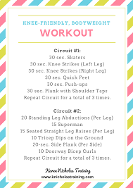 no equipment workouts for at home