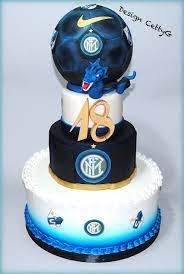 Le Torte Decorate Di Cetty G Inter Cake Torte Di Compleanno Divertenti Torte Di Compleanno Calcio Torte A Tema Calcio