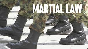 Martial law may be declared in an emergency or response to a crisis, or to control occupied territory. Martial Law Military Benefits
