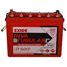 exide inva tubular battery 150ah 12v red