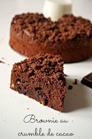 Brownie Aux Pepites De Chocolat Crumble Cacao Pepite Chocolat Chocolat Crumble Au Chocolat