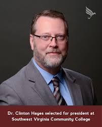 Dr. David Doré, Chancellor of the Virginia Community College System (VCCS),  announced today that he has appointed Dr. Clinton R. Hayes to become the  fourth permanent president of Southwest Virginia Community College.