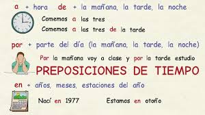 Aprender Espanol Preposiciones De Tiempo Nivel Basico Youtube En 2020 Aprender Espanol Preposiciones Preposiciones De Tiempo