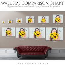 wall display guide size comparison chart landscape 1 photoshop layered psd template leather sofa backdrop image display