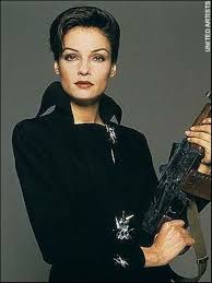 Posts about famke janssen written by chris wright. Famke Janssen Xenia Onatopp Goldeneye Fashion Galleries James Bond Girls Bond Girls Best Bond Girls