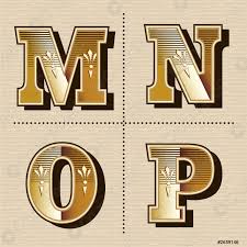 Disney alphabet, smiley emoji, graffiti alphabet, alphabet design, . Vintage Western Alphabet Letters Font Design Vector Illustration M N Stock Vector Crushpixel