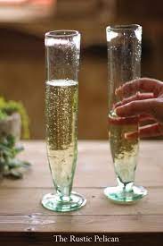 5 out of 5 stars. Free Shipping Rustic Glassware Rustic Table Decor Modern Glassware Glass Champagne Flutes Champagne Flute Set Rustic Table Decor