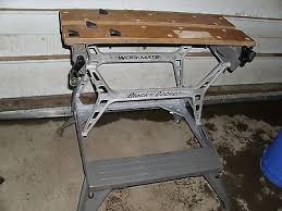 Black And Decker Vintage Aluminum H Frame Workmate Work Bench Black Decker H Frame Diy Workbench