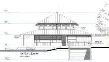 Presentation De La Maison 3 Suisses Dessinee Par Philippe Starck Starckhouse Plan Maison Bois Maison Maison Carre