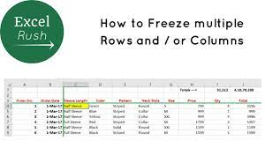 How do i password protect rows in excel? How To Freeze Multiple Rows And Or Columns In Excel Using Freeze Panes Youtube