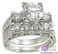 Vintage Engagement Wedding Ring Set Wedding Ring Sets Vintage Antique Wedding Rings Sets Sapphire Antique Ring