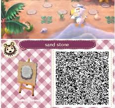 Animal Crossing New Leaf Qr Codes Sand Stone Pattern Animal Crossing 3ds Qr Codes Animal Crossing Qr Codes Animals