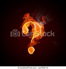 Young man thinking standing under question marks man surrounded by red question mark 3d true and false symbols accept rejected for evaluation vector simple and modern style a businessman with an interrogation mark question mark. Fire Question Mark Isolated On Black Background Computer Design Canstock