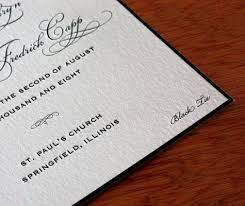 Mention Your Black Tie Dress Code Somewhere Within Your Wedding Invitation Or Enclosure Letterpress Wedding Invitations Wedding Invitations Letterpress Wedding