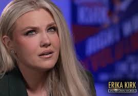 Erika Kirk says when she got to the Hospital, she was approached by an  officer who advised against her seeing Charlie like that. OFFICER: "I've  been doing this for 30-some years. I