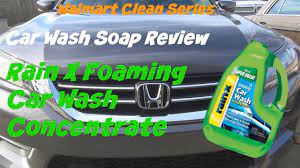 This was a special request from one of our subs out there. Walmart Clean Series Review Of Rain X Foaming Car Wash Concentrate Car Soap Youtube