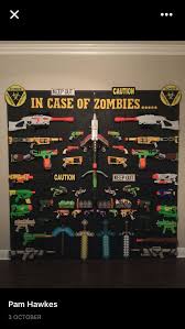 If not you could use wall anchors that come with screws. Nerf Gun Wall