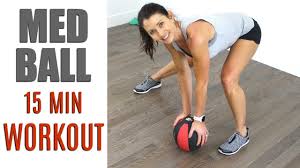 15 minute medicine ball workout