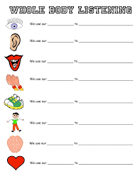 Listening Skills Worksheet For 3rd 4th Grade Listening Skills Worksheets Social Skills Lessons Social Skills
