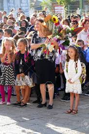 Surprise your teachers on teacher's day with a thoughtful gift. Many Flowers For Teachers From Students On The First School Day Stock Photo Picture And Royalty Free Image Image 86019306