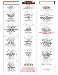 Mit holidu suchen & sparen! Crazy Pour Sports Bar Menu In Villa Park Illinois Usa