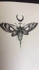 Nachtfalter Tattoo Pentagramm Tattoo Schwert Tattoo Nachtfalter