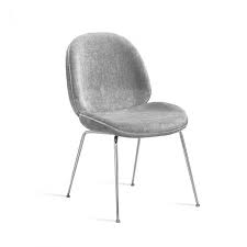 Luna Dining Chair Ocean Grey Dining Chairs Chair Stainless Steel Legs