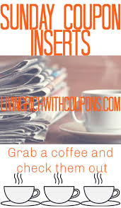 Sunday Coupon Inserts Listed Right Here Weekly At Living Rich With Coupons Sundaycouponinserts Sunday Coupons Extreme Couponing Tips Money Saving Strategies
